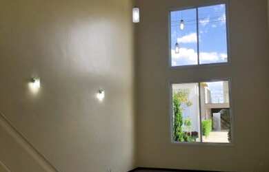 Imagem: A casa em condomínio possui 4 Dormitórios, 3 Suítes, 4 Banheiros