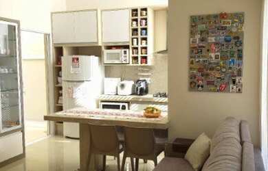 Imagem: A casa em condomínio possui 3 Dormitórios, 1 Banheiro e 150m²