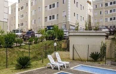 Imagem: O apartamento possui 2 Dormitórios, 1 Banheiro, 1 Vaga na garagem