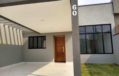 Imagem: A casa em condomínio possui 3 Dormitórios, 1 Suíte, 2 Banheiros