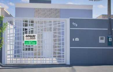 Imagem: A casa possui 2 Dormitórios, 1 Suíte, 2 Banheiros, 2 Vagas