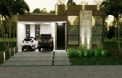 Imagem: A casa em condomínio possui 3 Dormitórios, 3 Suítes, 5 Banheiros