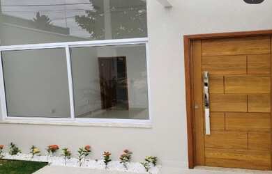 Imagem: A casa em condomínio possui 3 Dormitórios, 1 Suíte, 2 Banheiros