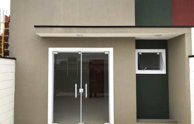 Imagem: A casa possui 1 Dormitório, 1 Banheiro, 2 Vagas na garagem