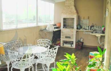 Imagem: O apartamento na cobertura possui 3 Dormitórios, 3 Suítes