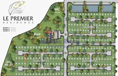 Imagem: O terreno possui 419m² de Área Privada e está localizado
