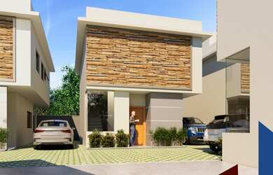 Imagem: A casa em condomínio possui 3 Dormitórios, 3 Suítes, 3 Banheiros