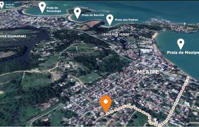 Imagem: O terreno possui 370m² de Área e está localizado em Meaípe