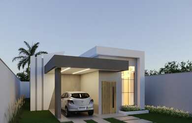 Imagem: A casa possui 3 Dormitórios, 1 Suíte, 2 Banheiros, 2 Vagas