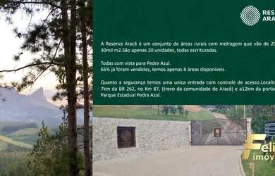 Imagem 11: Terreno em Condomínio Preço de lançamento - Aracê, Pedra Azul, Domingos...