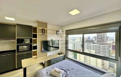 Imagem: A kitnet possui 1 Dormitório, 1 Banheiro, 21m² de Área Privada