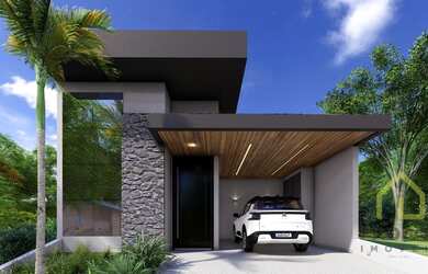 Imagem: A casa possui 3 Dormitórios, 1 Suíte, 2 Banheiros, 2 Vagas