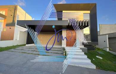 Imagem: A casa em condomínio possui 3 Dormitórios, 3 Suítes, 4 Banheiros