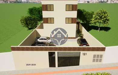 Imagem: O apartamento possui 3 Dormitórios, 1 Banheiro, 1 Vaga na garagem