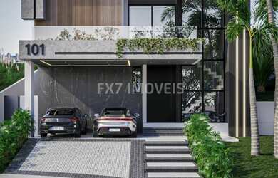 Imagem: A casa em condomínio possui 3 Dormitórios, 3 Suítes, 5 Banheiros