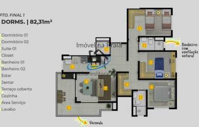 Imagem 7: Apartamento para Venda em Caraguatatuba / SP no bairro Porto Novo