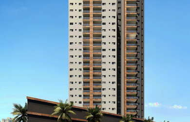 Imagem: O apartamento possui 2 Dormitórios, 1 Suíte, 2 Banheiros