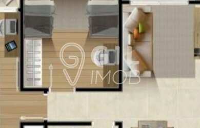 Imagem 2: Apartamento com 2 quartos à Venda, Centro - Jacareí