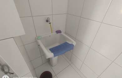 Imagem: O apartamento possui 2 Dormitórios, 1 Banheiro, 1 Vaga na garagem