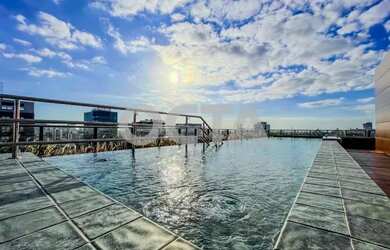 Imagem: O apartamento possui 1 Dormitório, 1 Banheiro, 24m² de Área