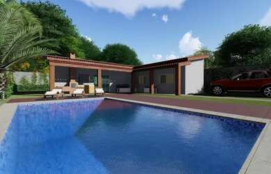 Imagem: A fazenda possui 500m² de Área e está localizado em Jardim