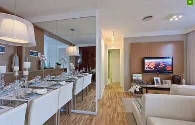 Imagem: O apartamento possui 2 Dormitórios, 1 Banheiro, 1 Vaga na garagem