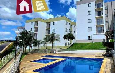 Imagem: O apartamento possui 2 Dormitórios, 1 Banheiro, 1 Vaga na garagem