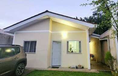 Imagem: A casa em condomínio possui 3 Dormitórios, 2 Banheiros, 2