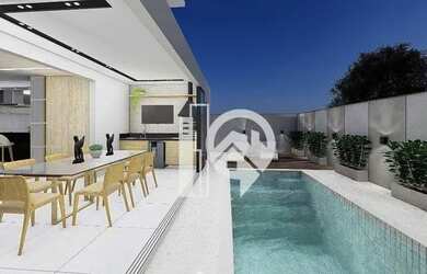 Imagem: A casa em condomínio possui 3 Dormitórios, 3 Banheiros, 4