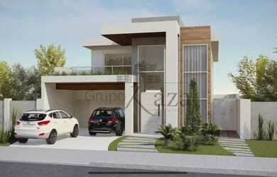 Imagem: A casa em condomínio possui 4 Dormitórios, 5 Banheiros, 2