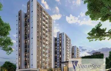 Imagem: O apartamento possui 2 Dormitórios, 1 Banheiro, 1 Vaga na garagem