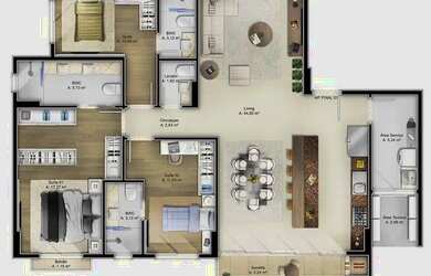 Imagem 11: Apartamento Novo à Venda no Bairro Fazenda em Itajaí/SC no Lotisa Classic...