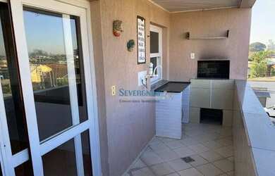 Imagem: O apartamento possui 2 Dormitórios, 1 Banheiro, 1 Vaga na garagem