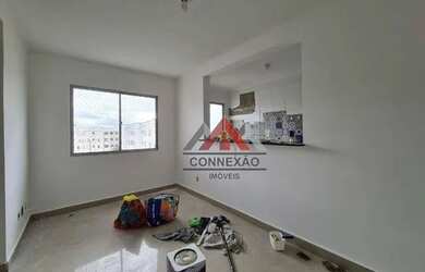 Imagem: O apartamento possui 2 Dormitórios, 1 Banheiro, 1 Vaga na garagem