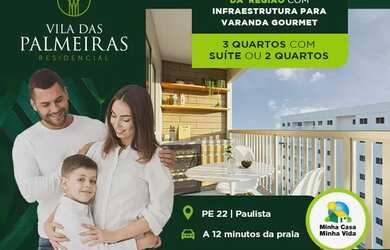 Imagem: O apartamento possui 2 Dormitórios, 1 Banheiro, 1 Vaga na garagem