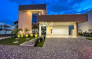 Imagem: A casa em condomínio possui 3 Dormitórios, 4 Banheiros, 4