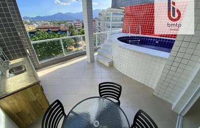 Imagem: O apartamento na cobertura possui 4 Dormitórios, 4 Banheiros