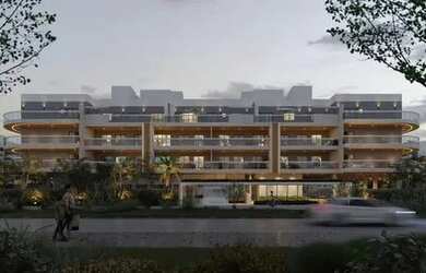 Imagem: O apartamento na cobertura possui 3 Dormitórios, 5 Banheiros