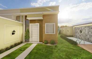 Imagem: A casa possui 2 Dormitórios, 2 Banheiros, 1 Vaga na garagem