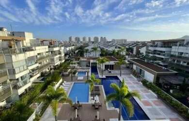 Imagem: O apartamento na cobertura possui 4 Dormitórios, 4 Banheiros