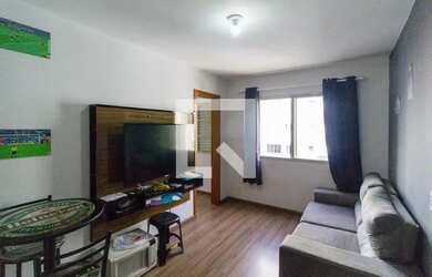 Imagem: O apartamento possui 1 Dormitório, 1 Banheiro, 1 Vaga na garagem