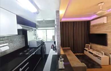 Imagem: O apartamento possui 2 Dormitórios, 1 Banheiro, 1 Vaga na garagem