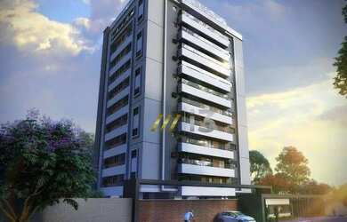 Imagem: O apartamento possui 1 Dormitório, 1 Banheiro, 1 Vaga na garagem