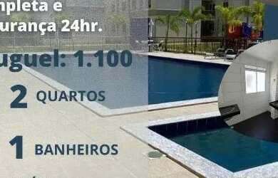 Imagem: O apartamento possui 2 Dormitórios, 1 Banheiro, 1 Vaga na garagem