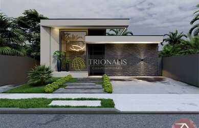 Imagem: A casa em condomínio possui 3 Dormitórios, 4 Banheiros, 3