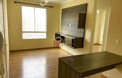 Imagem: O apartamento possui 2 Dormitórios, 1 Banheiro, 1 Vaga na garagem