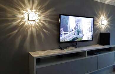 Imagem: A casa possui 3 Dormitórios, 2 Banheiros, 2 Vagas na garagem