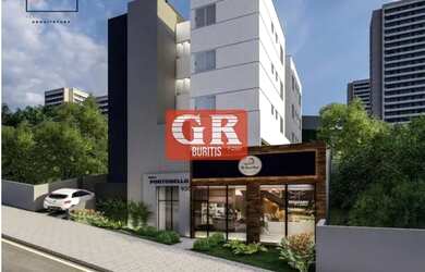 Imagem: O apartamento possui 1 Dormitório, 1 Banheiro, 1 Vaga na garagem