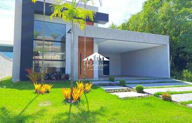 Imagem: A casa em condomínio possui 3 Dormitórios, 4 Banheiros, 4