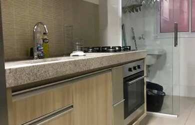 Imagem: O studio possui 1 Dormitório, 1 Banheiro, 1 Vaga na garagem